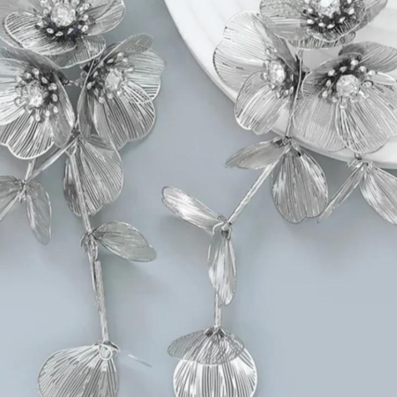 Blossom Cascade Statement Earrings