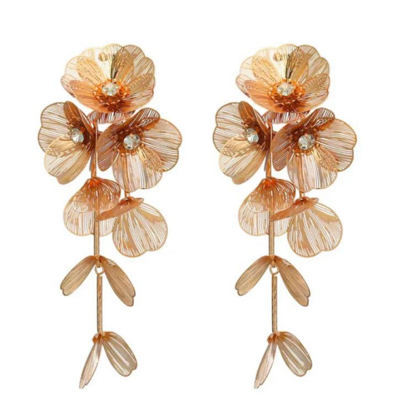 Blossom Cascade Statement Earrings