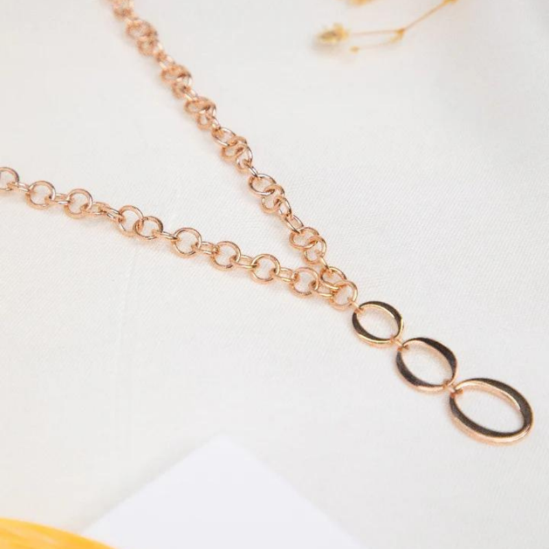 Dazzle Necklace - Rose Gold