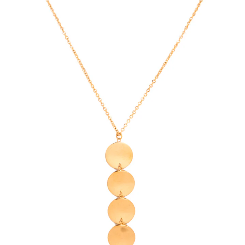 Circle Drop Necklace