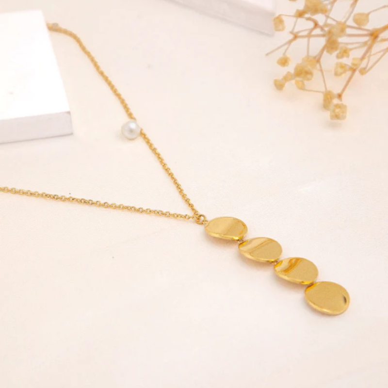 Circle Drop Necklace