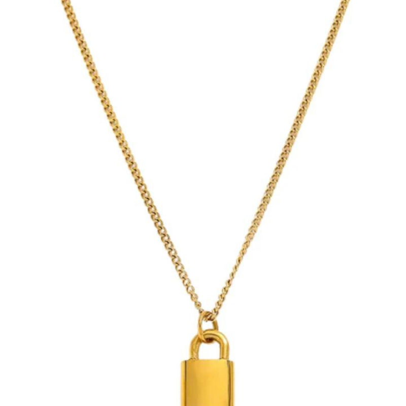 Hidden Treasure Lock Necklace