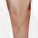 Load image into Gallery viewer, Hidden Treasure Lock Necklace
