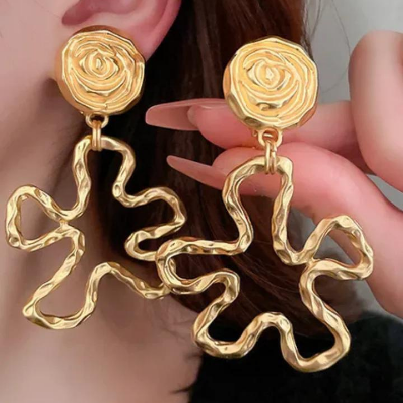 Golden Bloom Earrings