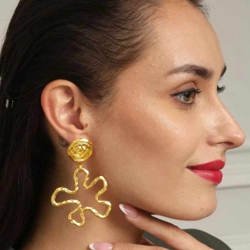 Golden Bloom Earrings