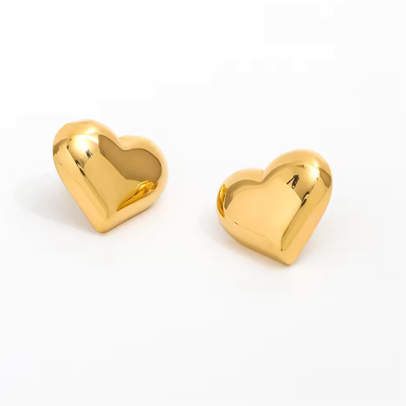 HEART STUDS EARRINGS