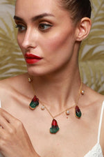 Load image into Gallery viewer, Watermelon Quartz Necklace
